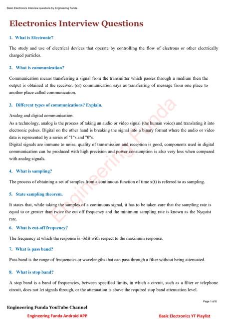 Questions and Answers about Flash Electronics Interviews .
